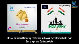 Best Festival post & Banner Maker App| How to use Festival Post app and make Banner. screenshot 4