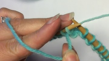 Short Rows with Wrap and Turns in Continental Knitting