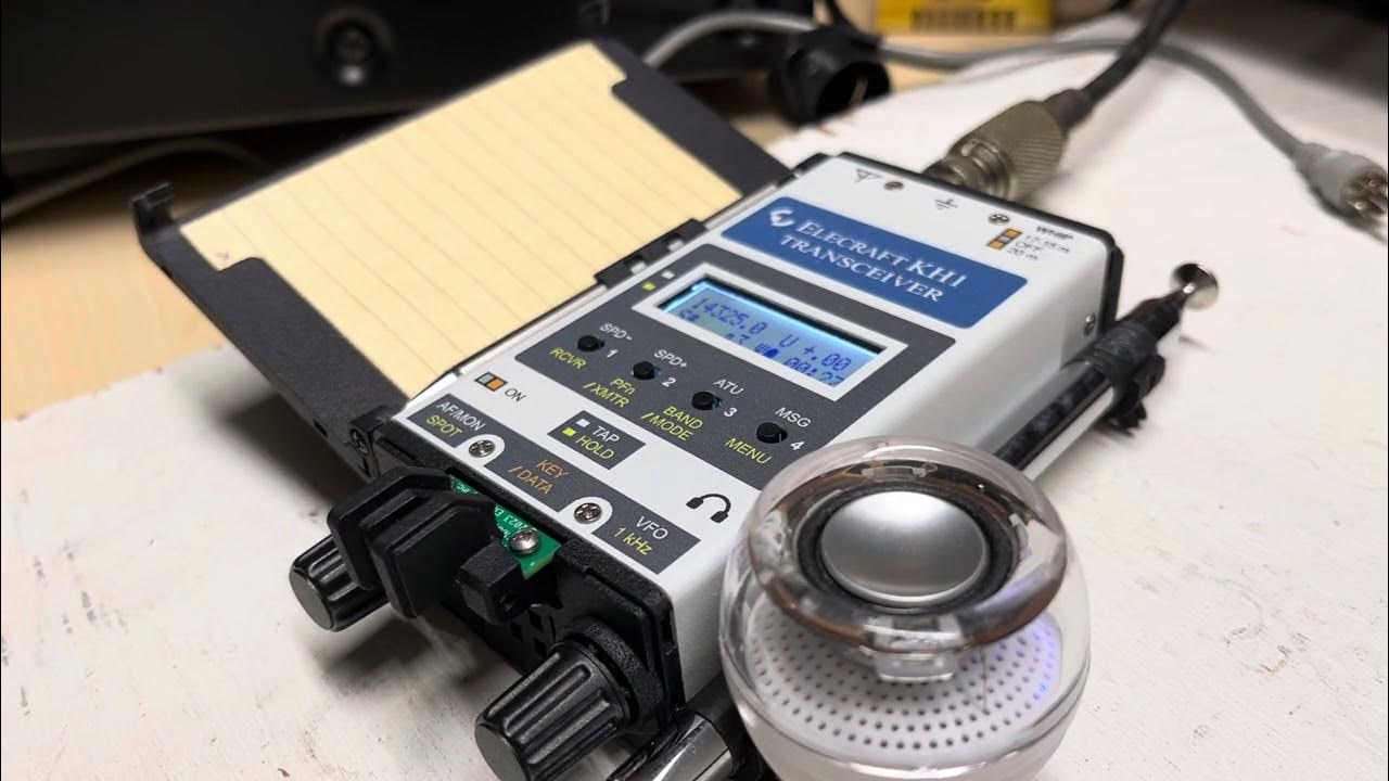 Elecraft KH1 Cross-mode QSO - YouTube