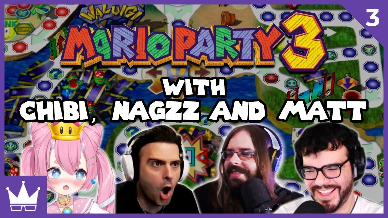Twitch Livestream | Mario Party 3 w/Chibidoki, Nagzz21 & Axialmatt | Ep 3