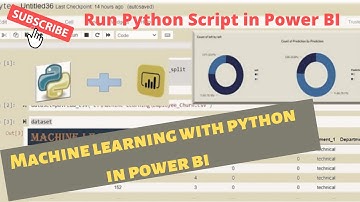 Machine Learning In Power BI | Python | Power BI