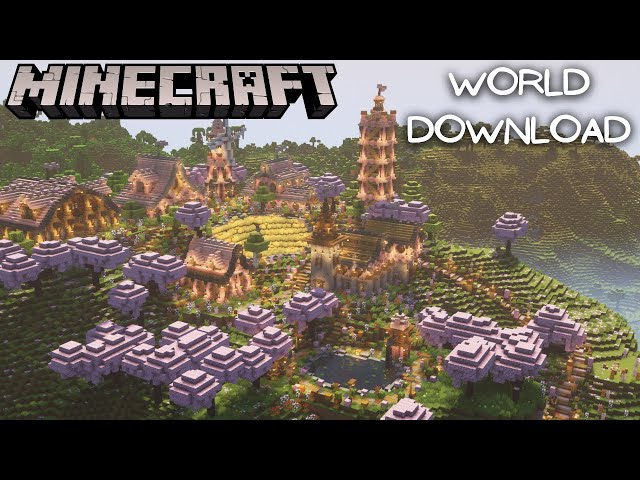 Minecraft 1.20 Survival WORLD TOUR AND WORLD DOWNLOAD 