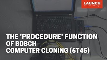 X-431 ECU & TCU Programmer | The "procedure" function on BOSCH for computer cloning (6T45) | LAUNCH