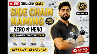 "Side Chain Naming Zero Se Hero | IUPAC Mastery in One Class"