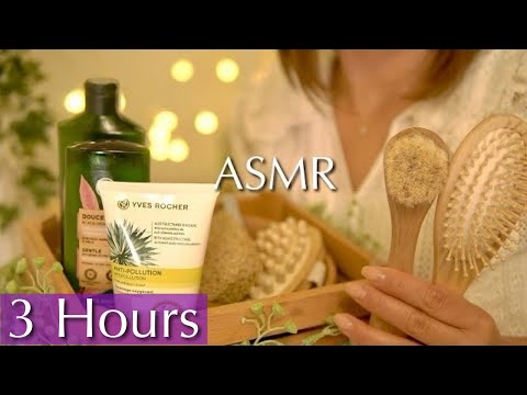 3 Hours of Satisfying Shampoo & Hair Wash for Stress Relief, Deep Sleep | No Talking