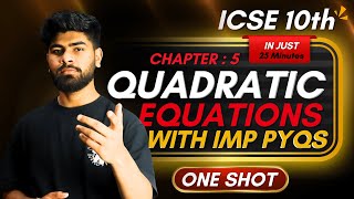 Quadratic Equations in 1 Shot || Important Questions (Competency Based) || ICSE Class 10th screenshot 3