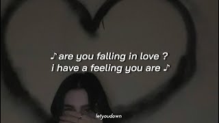 are you falling in love? i’ve a feeling you are 🎧 (slowed + lyrics + reverb) // lildeath, moment