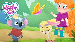 Zigzag’s Buddy Worry + more Full Episodes of Vida the Vet | Cartoons for Kids | Learning Animals ✨