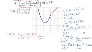 Differentiability at a point