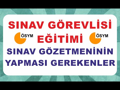 Video: Gözetmenlik Sınavına Nasıl Girilir