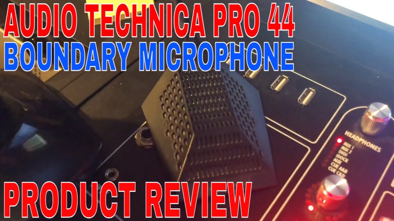 How To Use Audio Technica Pro 44 Cardioid Condenser Boundary Microphone Review Youtube
