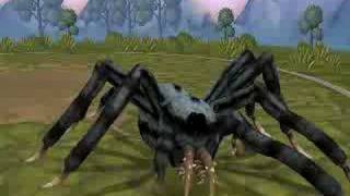 My (*mostly) anatomically correct SPORE spider
