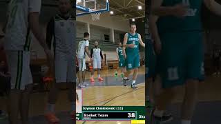 🔥 POTĘŻNA CZAPA NA OTWARCIE! Michał Szymków mówi: „Nie dziś!” ⭐ #Shorts #koszykówka #basketball