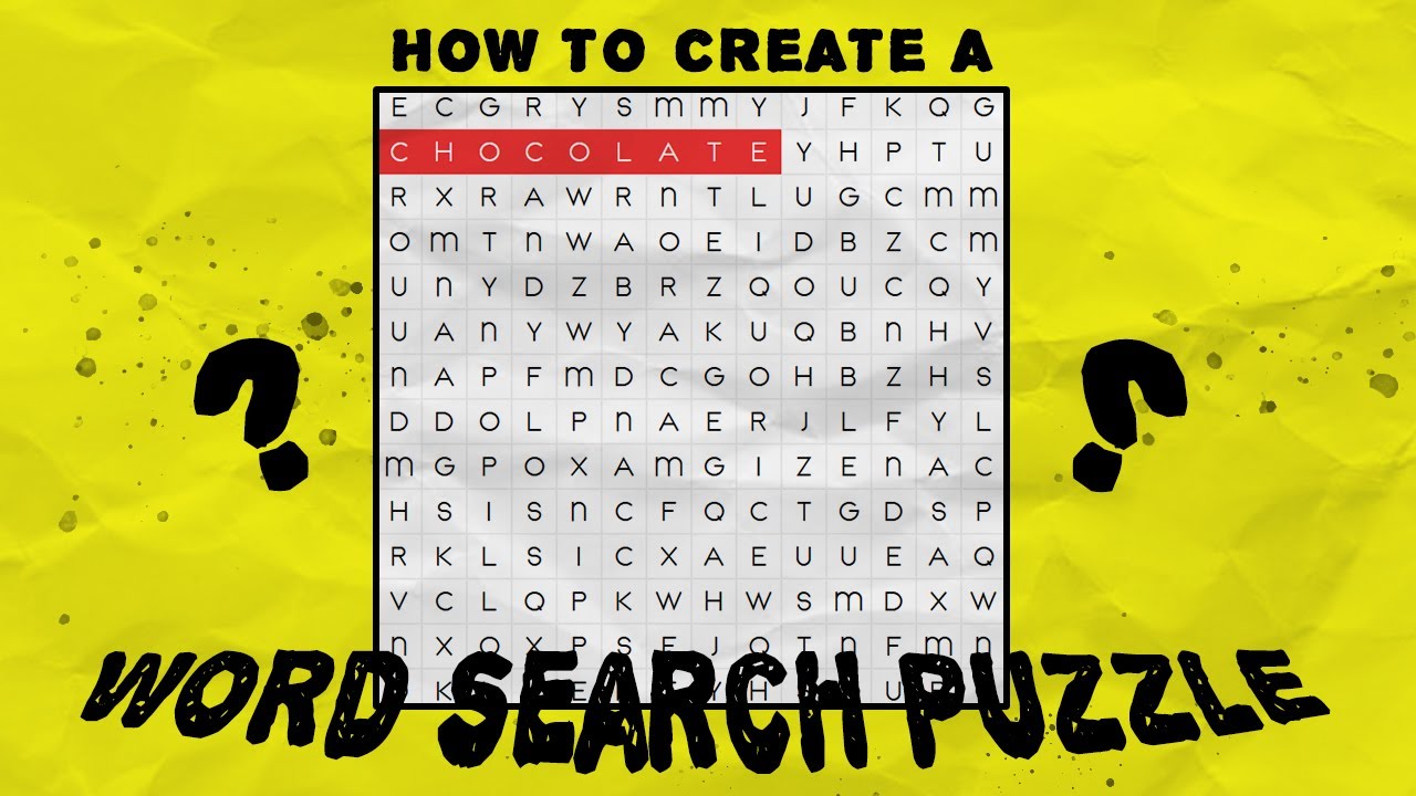 how-to-create-a-word-search-puzzle-puzzel-tutorial-youtube