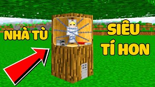 TÔ GÀ THỬ THÁCH 24H THOÁT KHỎI NHÀ TÙ SIÊU TÍ HON TRONG MINECRAFT*TÔ GÀ BỊ KẸT TRONG NHÀ TÙ SIÊU NHỎ