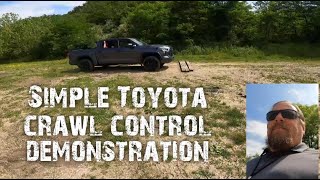 Toyota Crawl Control Simple demonstration by Steven Welch 427 views 1 month ago 2 minutes, 32 seconds