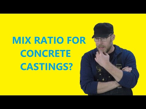 DIY Concrete (Mortar) Casting Mix - Basic