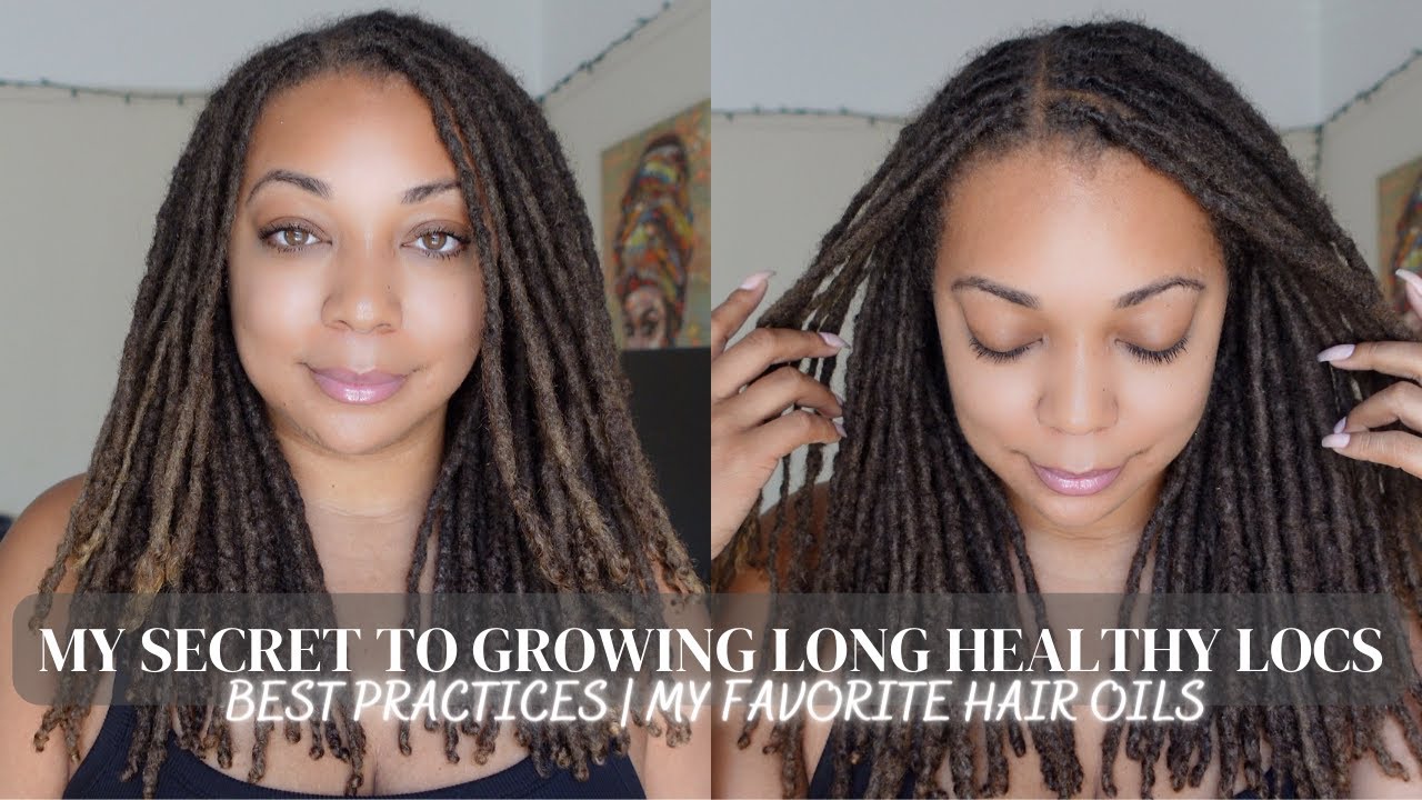 MY SECRET TO GROWING LONG HEALTHY LOCS | BEST PRACTICES | MY FAVORITE ...