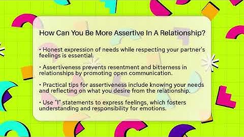 How Can You Be More Assertive In A Relationship? - The Personal Growth Path