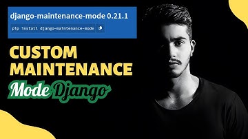 Maintenance Mode in Django | django-maintenance-mode | How to Create Maintenance Mode | @pyzit