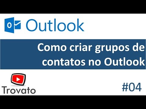 Vídeo: Como faço para criar um grupo de contatos no Outlook 2019?