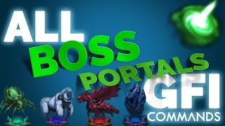 SPAWN ALL the BOSS Portals in ARK Survival Evolved | GFI Commands