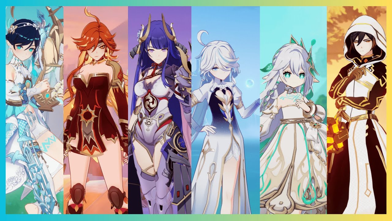 Genshin Impact Archons Mods skins