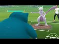 Legacy Snorlax vs Mewtwo in Pokemon Go PvP