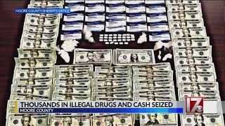 Cash, drugs seized during arrest in Moore County, deputies say