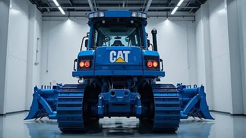 2026 CAT D7 Bulldozer in Blue Is Breaking the Internet – Full Walkaround & Power Reveal!  #bulldozer