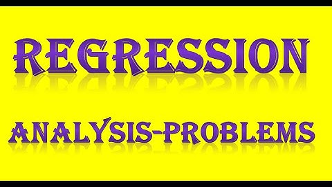 PG-TRB Regression Analysis Problems