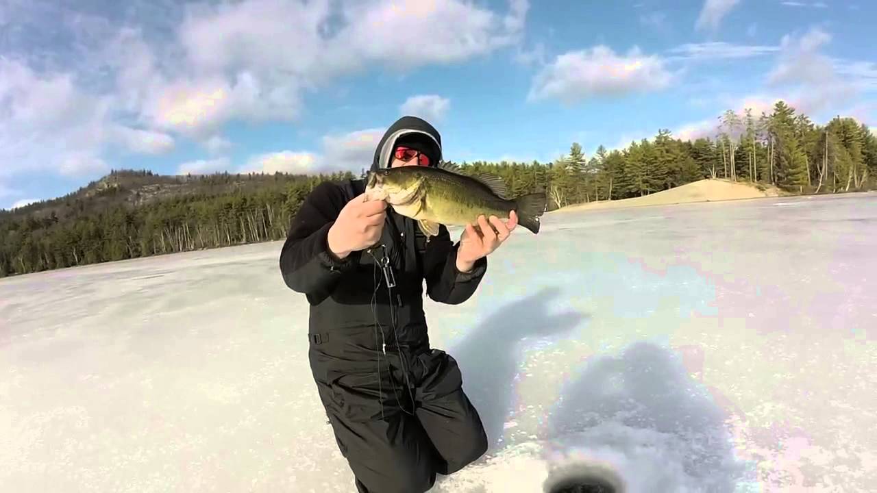 2015 ice fishing "Day of the tip ups" YouTube