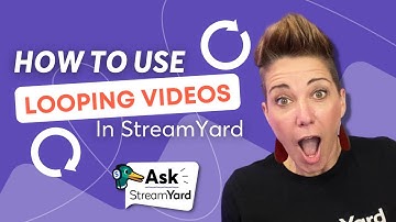 Ways to use the Looping Video Feature in StreamYard