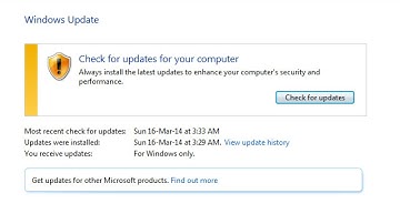 how to change windows update settings in windows 7