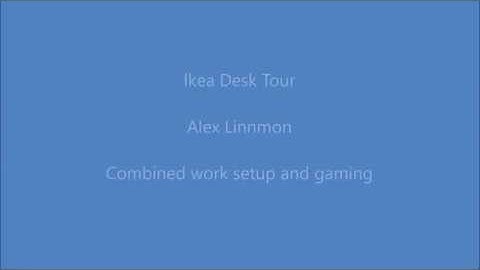 Ikea Linnmon Desk Setup Tour