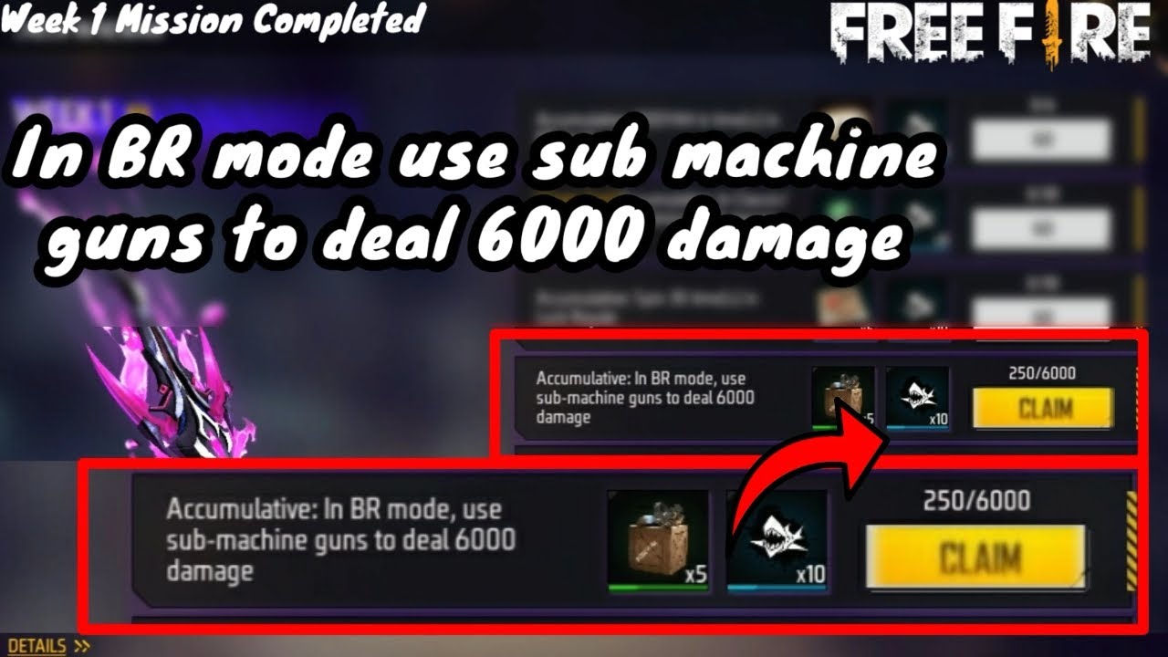 In BR mode use sub machine guns to deal 6000 damage - YouTube