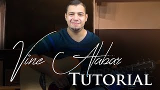 Video thumbnail of "🎶 VINE ALABAR A DIOS - Guitarra Tutorial 🎶"