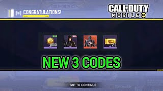 New 3 Redeem Code Cod Mobile 2025 Call Of Duty Mobile Redeem Code Codm Redeem Code 2025