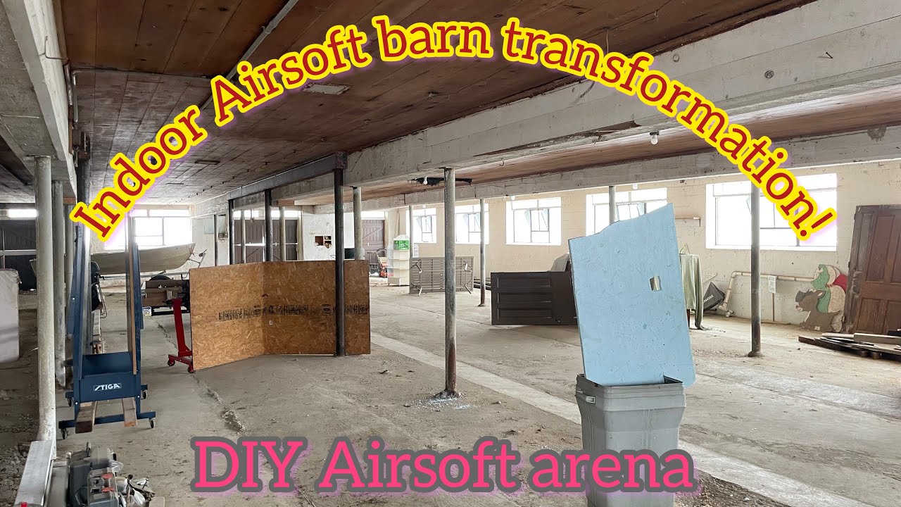 DIY indoor Airsoft barn transformation!(results are shocking) - YouTube