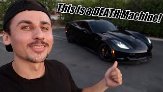 First Reactions to FULL THROTTLE PULLS in my Z06 Corvette from a GT500 perspective!