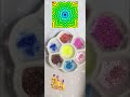 Mixing Colorful Glitter with Water ✨🌈#Shorts #Zootopia #ColorPop #Trending #KpopArt #ColorMix