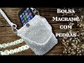 Como fazer uma bolsa de macramê fofa e prática com miçangas grandes@marlythibes