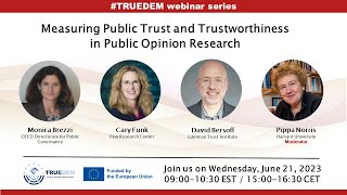 Measuring Public Trust and Trustworthiness in Public Opinion Research