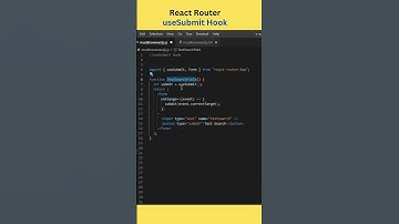 Must Know #react router useSubmit hook concept #shorts #hindi