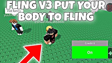 FLING V3 PUT YOU BODY TO FLING | TOUCH TO FLING | ARCEUS X • DELTA • FLUXUS!