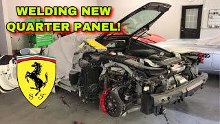 Rebuilding a wrecked ferrari 488 gtb ...