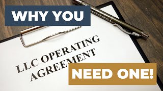 Operating Agreement for LLC, Explained