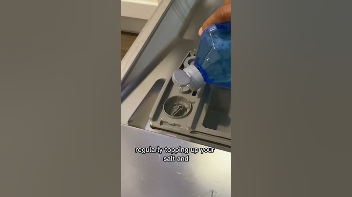 Top up your dishwasher!
