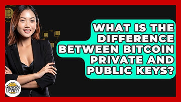 What Is The Difference Between Bitcoin Private And Public Keys? - CryptoBasics360.com