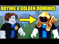 i BOUGHT a GOLDEN DOMINUS... | Roblox Jailbreak